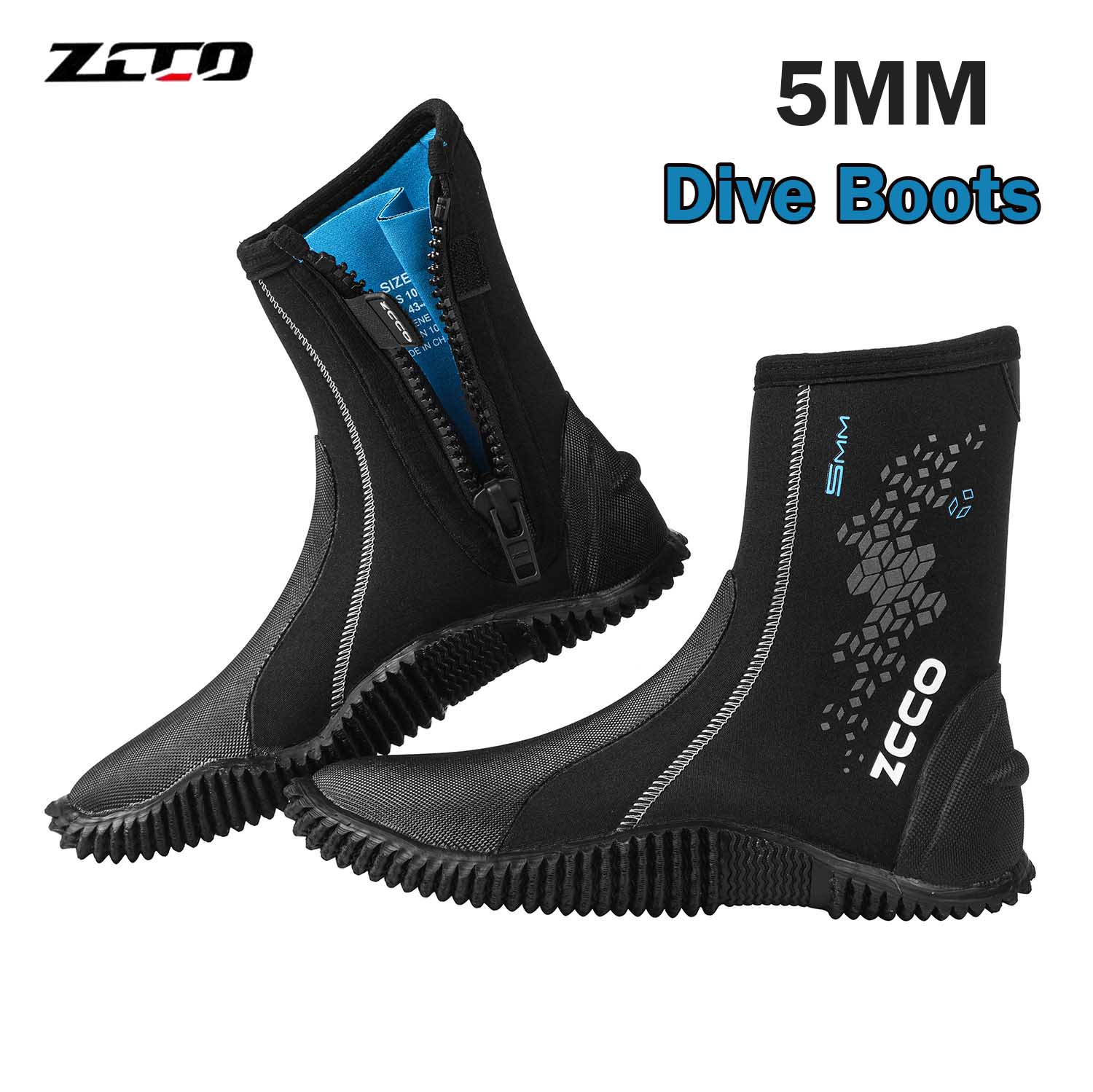 Snorkel Dry Top - New 5MM Neoprene Diving Boots Scuba