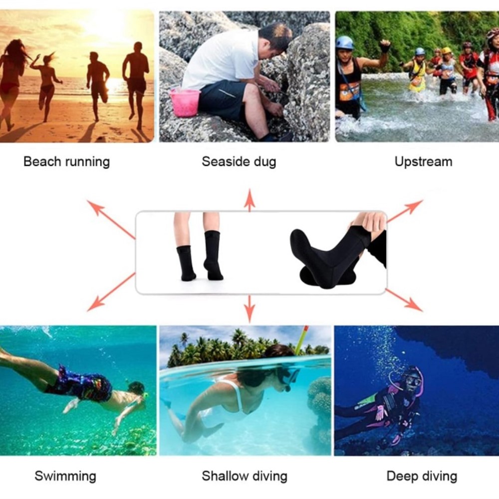Neoprene Socks 3mm 5mm Wetsuit - Snorkel Dry Top 评论和价格