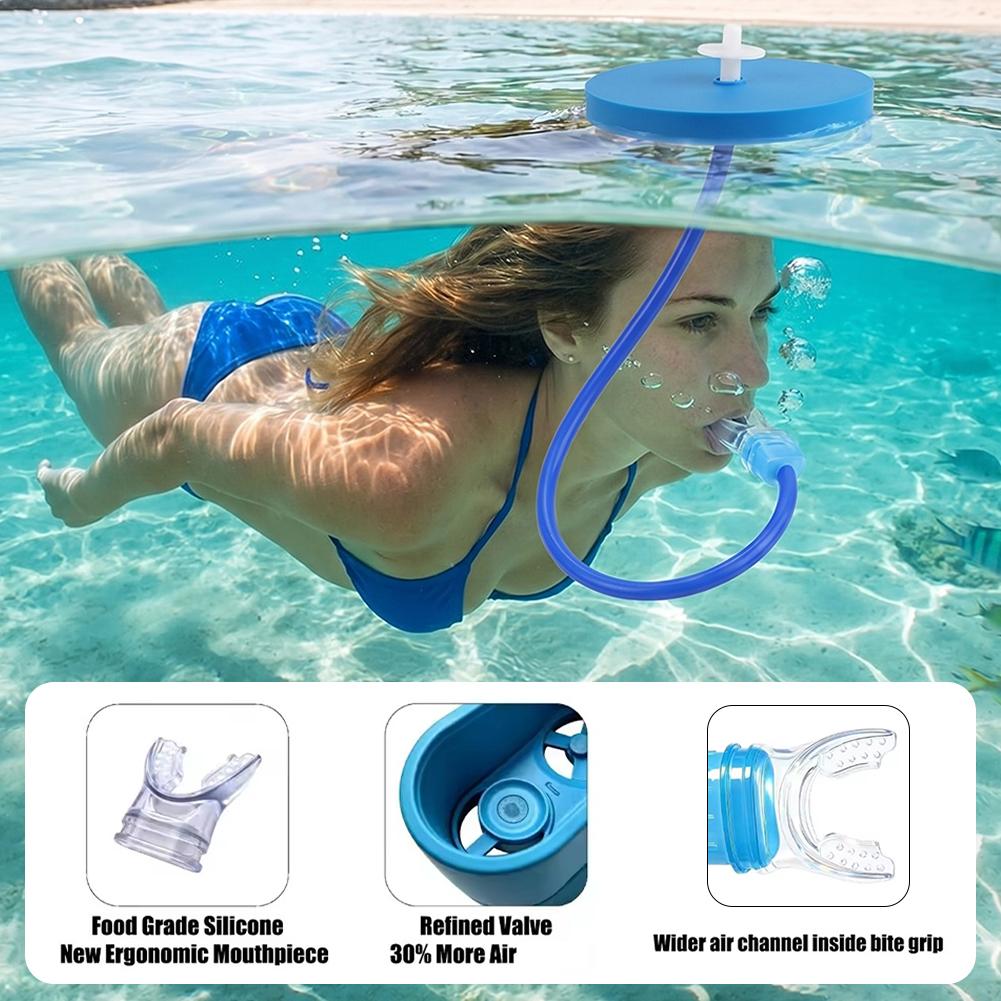 Adult Diving Swim Silicone Wat - Snorkel Dry Top 评论和价格