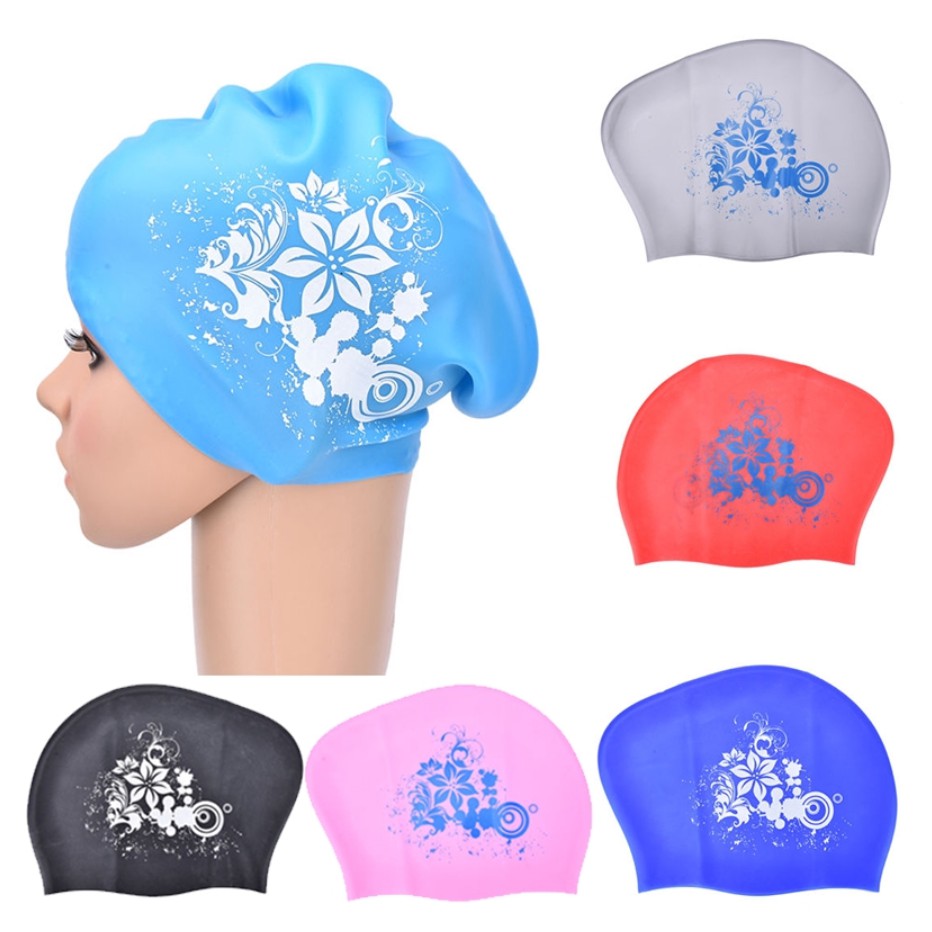 Silicone Swimming Cap for Long - Aquatic Sports Cap 评论和价格