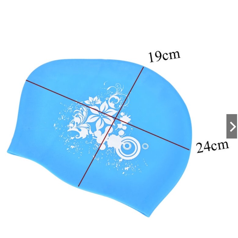 Silicone Swimming Cap for Long - Aquatic Sports Cap 评论和价格