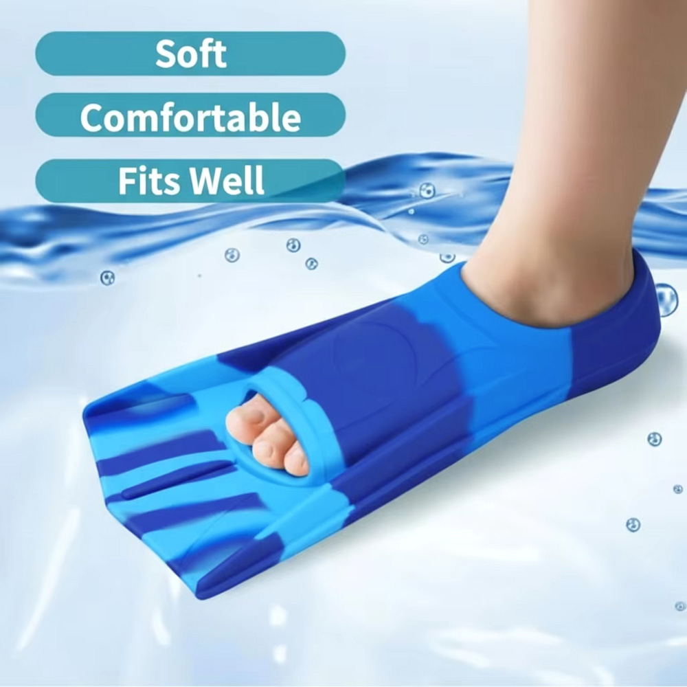 Silicone Swimming Flippers Sno - Snorkel Dry Top 评论和价格